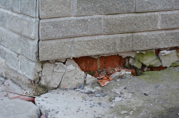 Foundation Settlement Repair in Davis